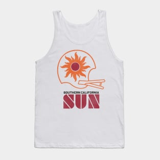 Defunct Southern California Sun Football Team Tank Top